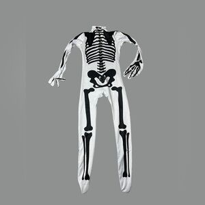 Black & White Skeleton Skin Suit Costume – Size S (Kids) – NWOT